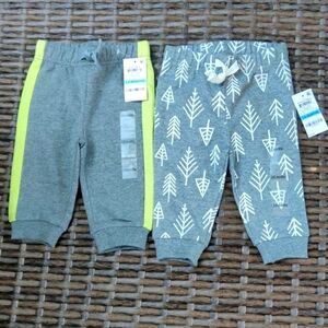 First impression size 3-6 Months color grey 2 pants